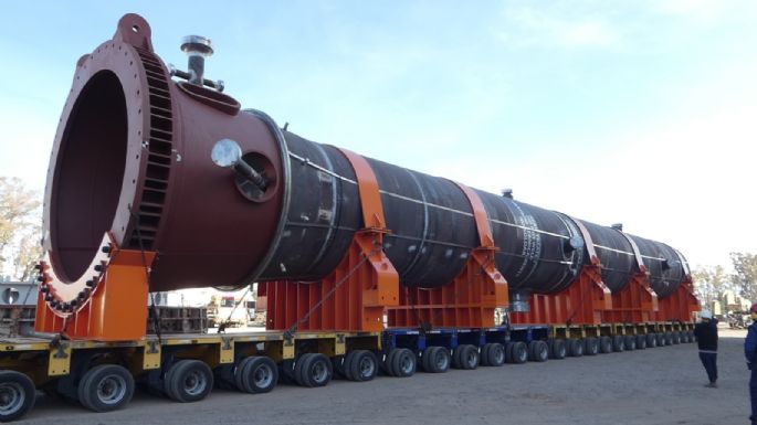Cortes de calles: trasladarán el reactor más grande del país