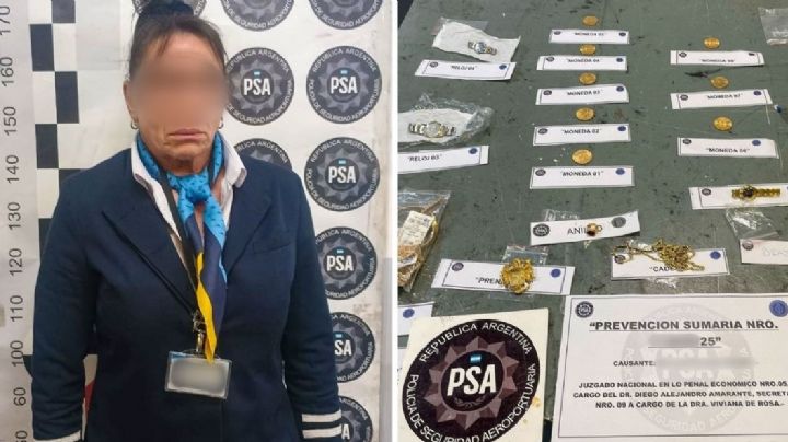 Detuvieron a una azafata de Aerolíneas por contrabandear relojes, celulares y joyas