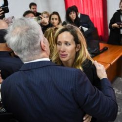 Así se enteraba Julieta Prandi de la condena a Claudio Contardi  