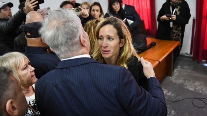 Así se enteraba Julieta Prandi de la condena a Claudio Contardi  