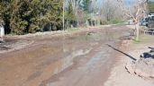 Foto ilustrativa de la nota titulada: Se volvió a inundar el barrio de Luján de Cuyo donde siempre falta el agua