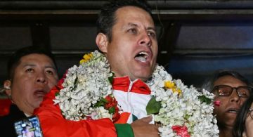 El expolicía viral que aspira a la vicepresidencia en Bolivia