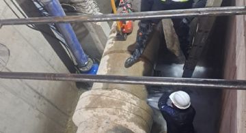 Video: así colocan el caudalímetro que dejó sin agua al Gran Mendoza