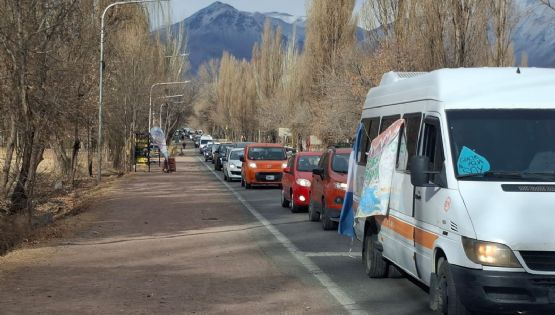 Llegó el caravanazo a Uspallata