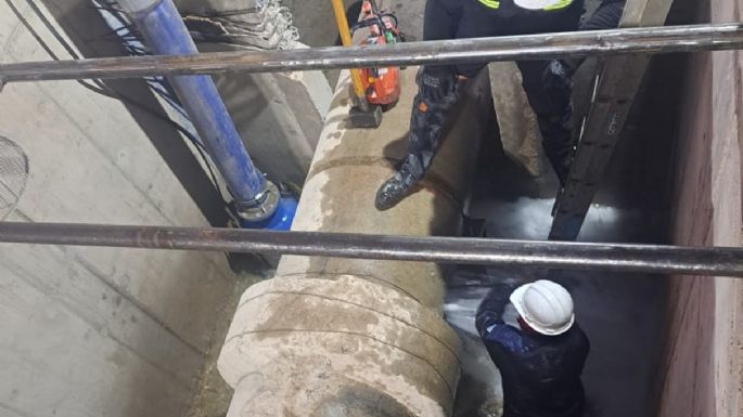 Video: así colocan el caudalímetro que dejó sin agua al Gran Mendoza
