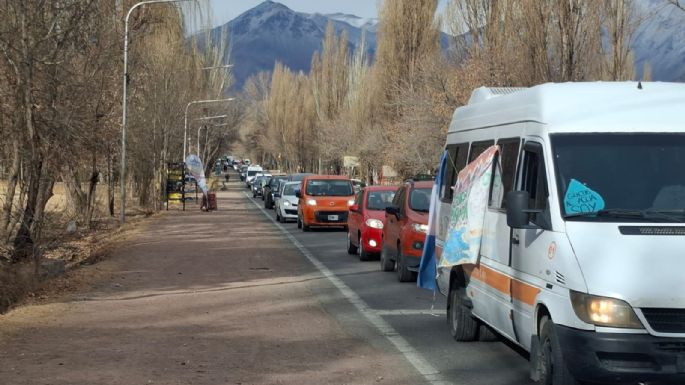 Llegó el caravanazo a Uspallata