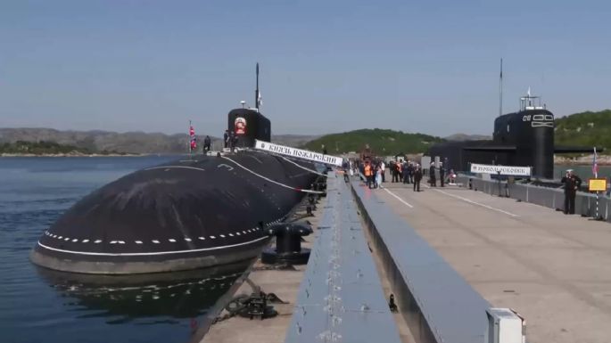 Rusia presentó un nuevo submarino nuclear