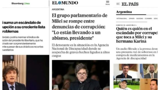 Así reflejan los medios internacionales el escándalo de la ANDIS