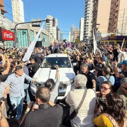 La Libertad Avanza repudió el ataque a la caravana de Javier Milei 