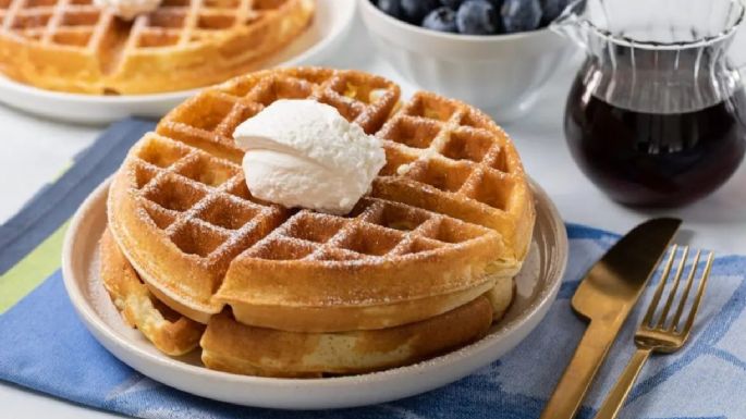 Cómo preparar waffles salados