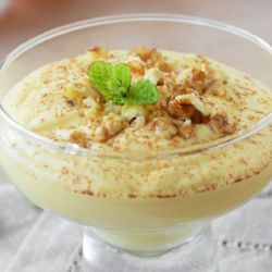 Increíble copa de sambayón y dulce de leche