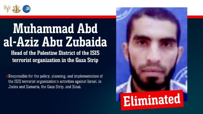 Israel afirma haber matado al principal líder del EI en Gaza