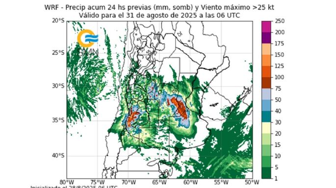 Tormenta de Santa Rosa: lluvias intensas y granizo en Mendoza