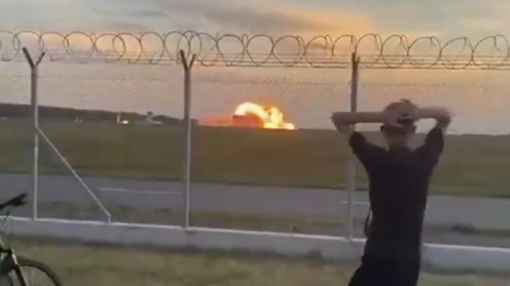 Caza F-16 polaco se estrelló durante un ensayo de espectáculo aéreo