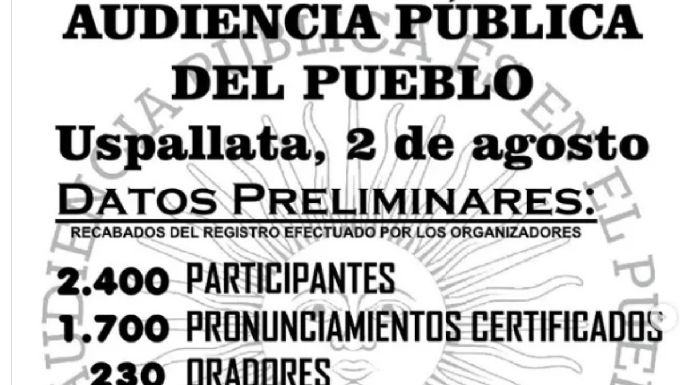 Vecinos Autoconvocados de Uspallata piden opiniones por San Jorge