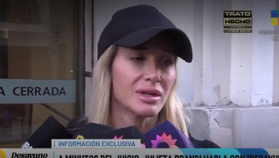 Julieta Prandi, sobre el juicio contra su ex marido: “Me daba vergüenza hablar”