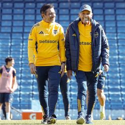 Russo volvió a los entrenamientos de Boca tras 10 días de internación