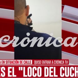 Detuvieron a un hombre que intentó entrar con un cuchillo a Crónica TV