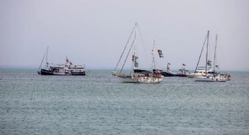 Zarpó la flota solidaria que desafiará los drones de Israel para ayudar a Gaza