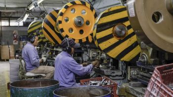 La industria operó con el 54,6% de su capacidad instalada en febrero