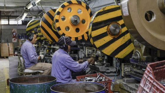 La industria operó con el 54,6% de su capacidad instalada en febrero