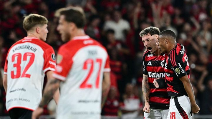 Estudiantes estaba para el cachetazo ante Flamengo y perdió sólo 2 a 1