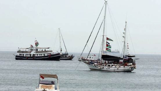 12 drones atacaron a la Flotilla Global Sumud que lleva ayuda para Gaza