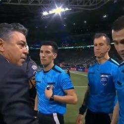 Gallardo y la eliminación de River: “El arbitro no supo manejar el partido”