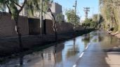 Foto ilustrativa de la nota titulada: Un río sobre el asfalto: la pérdida de agua que enfureció a los vecinos de Luján de Cuyo