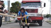 Foto ilustrativa de la nota titulada: Strongman Tiger: de trabajar la tierra en Mendoza a convertirse en “el hombre más fuerte de la Argentina”