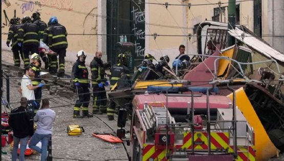Descarriló un funicular turístico en Lisboa y hay más de 15 muertos