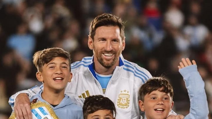 Finalmente Messi llegó a Rosario y descansa con su familia