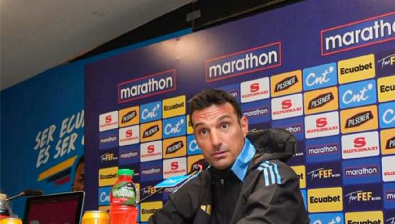 Scaloni: “Hay veces que el rival juega y tenemos que sufrir”
