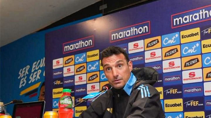 Scaloni: “Hay veces que el rival juega y tenemos que sufrir”