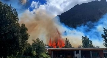 El incendio en Puerto Patriada está contenido en un 100%