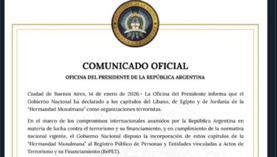 Estados Unidos celebró la declaración de la Hermandad Musulmana como organizacion terrorista