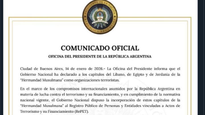 Estados Unidos celebró la declaración de la Hermandad Musulmana como organizacion terrorista