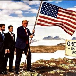 Trump subió una imagen conquistando Groenlandia y genera alarma
