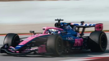 Franco Colapinto cerró un gran día en Barcelona 