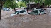 Foto ilustrativa de la nota titulada: Temporal: se inundó Palmares y en Luján la lluvia arrastró dos autos 