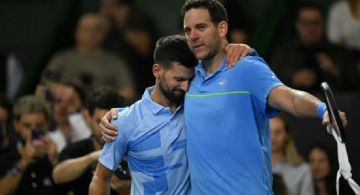 El emotivo reencuentro entre Djokovic y Del Potro