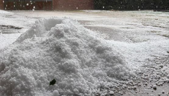 Videos: una fuerte tormenta con granizo azotó Real del Padre