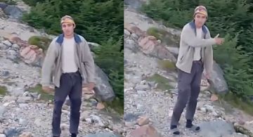 Un vecino de El Calafate encontró a turistas extranjeros haciendo una fogata en el bosque 