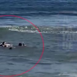 Rescataron a Martín Demichelis y a su familia en una playa de Punta del Este