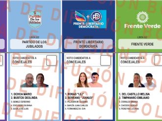 Atención: así es la boleta de candidatos en La Paz