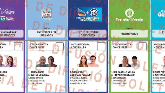Atención: así es la boleta de candidatos en La Paz