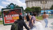 Foto ilustrativa de la nota titulada: Reforma laboral: manifestantes y policías se enfrentaron afuera del Congreso