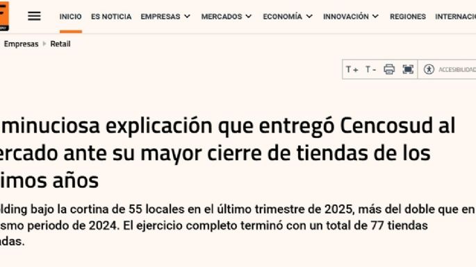 Vea cierra sucursales en Mendoza