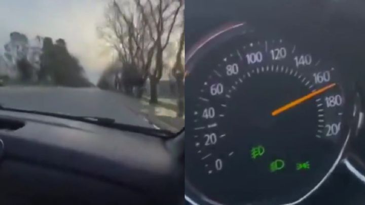 Dos mujeres se filmaron manejando a 180 km/h y lo compartieron en sus redes 