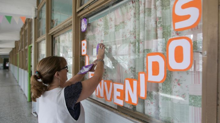 El mensaje del gobierno en el primer día de clases